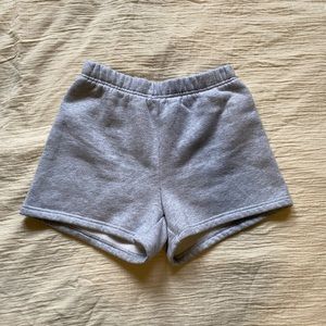 ARITZIA | TNA | Cozy Fleece Perfect Shorts | Gray | Size Xs